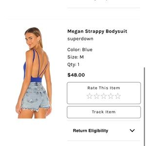 superdown bodysuit (worn once for these pics)